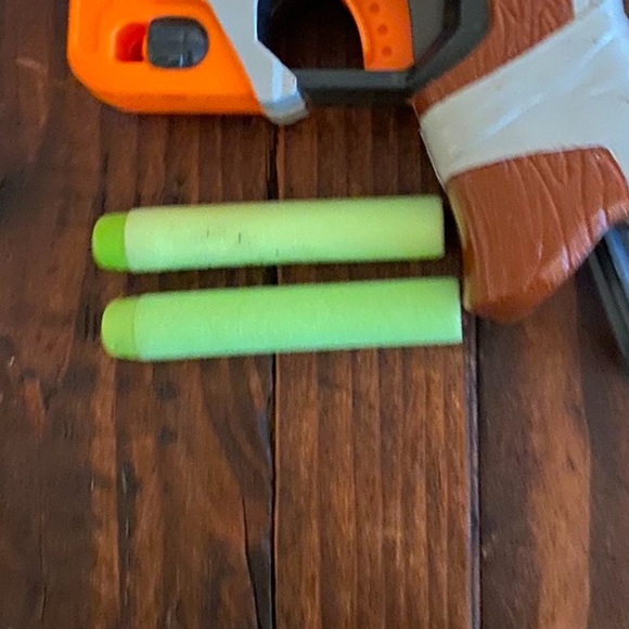 Nerf Micro Shots Zombie Strike Hammershot Blaster Gun Darts Toy +8 kids boy - Picture 4 of 5